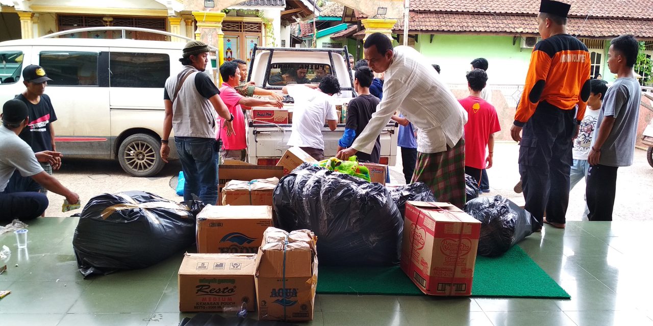 Warga Cibeber Galang Dana untuk Korban Tsunami Selat Sunda