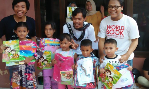 Gebyar Literasi Perdana di TBM Rumah Baca Garuda Disambut Meriah