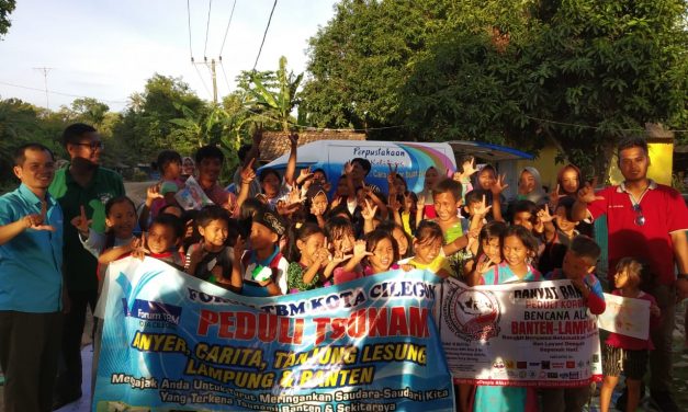 FTBM Cilegon Lakukan Kegiatan Trauma Healing untuk Memotivasi Korban Bencana