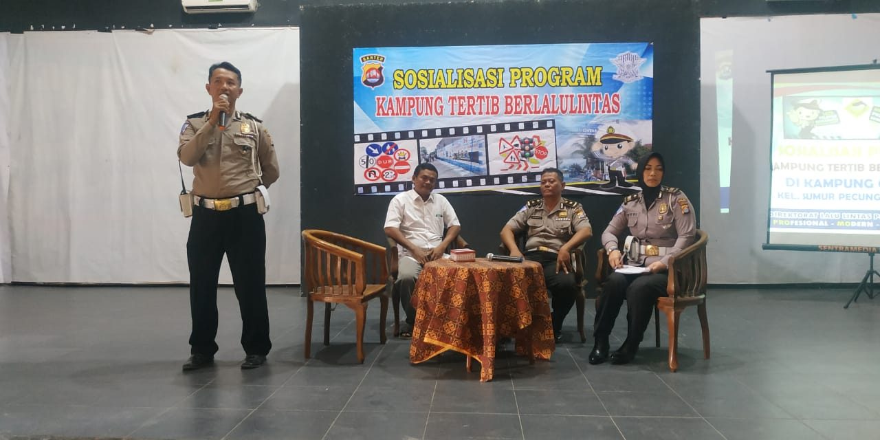 Ciloang Jadi Kampung Percontohan Tertib Lalu Lintas