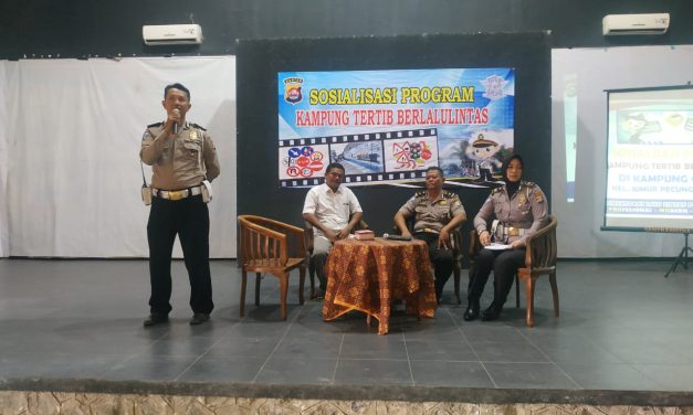Ciloang Jadi Kampung Percontohan Tertib Lalu Lintas