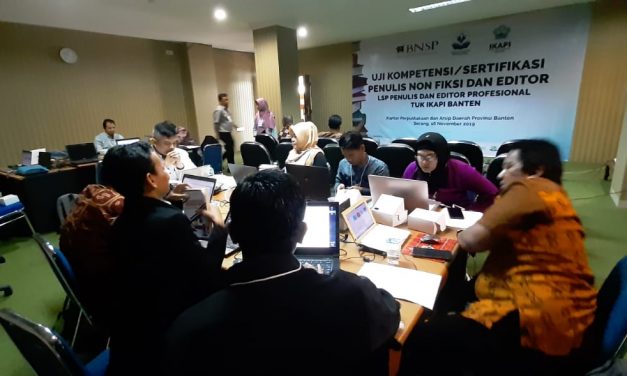 Penulis Buku Non Fiksi dan Editor di Banten Lakukan Uji Kompetensi BNSP