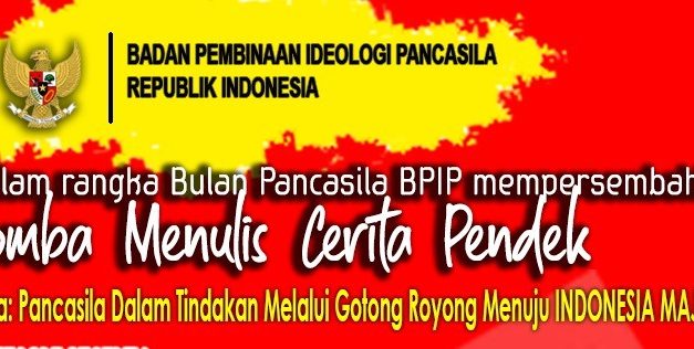 Peringati Hari Lahir Pancasila, BPIP Gelar Lomba Cerpen Berhadiah Puluhan Juta Rupiah