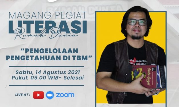 Firman Venayaksa Berbagi Cerita Saat Mengelola TBM