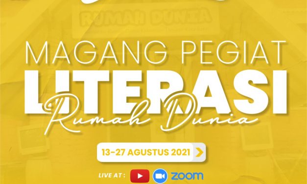 Rumah Dunia Ditunjuk sebagai Lokasi Pemagangan Literasi