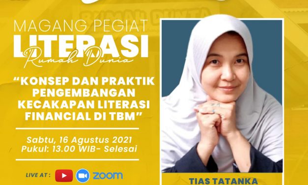 Tias Tatanka: Memaksimalkan SDM Kepenulisan, Salah Satu Strategi Finansial di Komunitas