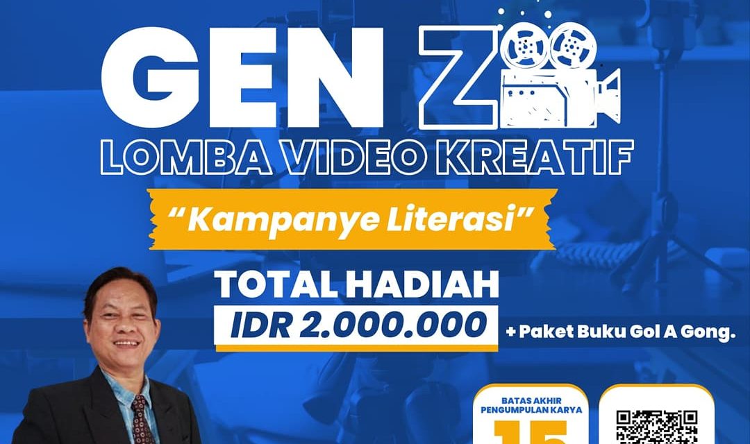 Ayo Daftar! Lomba Video Kreatif Duta Baca Indonesia Resmi Digelar