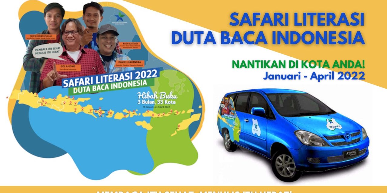 Safari Literasi Duta Baca Indonesia Kunjungi 33 Kota di Indonesia