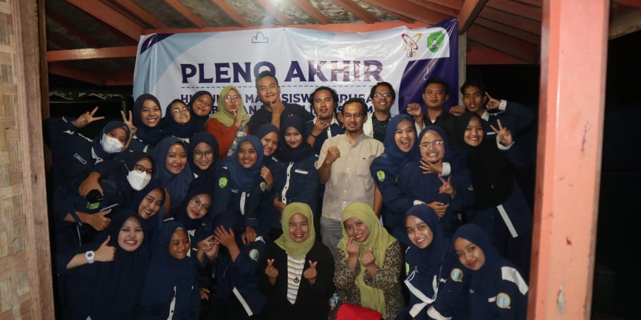 Gelar Pleno Akhir, Ketua Jurusan HMJ BKI UIN Banten Harapkan Mahasiswa Beri Kontribusi