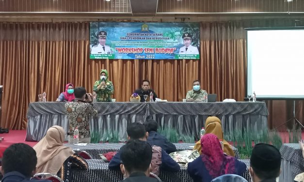 Tingkatkan Pelestarian Kebudayaan, Dindikbud Kota Serang Gelar Workshop Seni Budaya