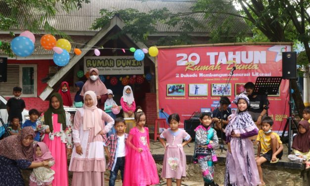 Meriah! HUT Ke-20 Rumah Dunia Gelar Lomba untuk Anak