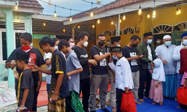 TBM Cahaya Ilmu Gelar Santunan Yatim Bersama OKP Se-Kecamatan Mekar Baru