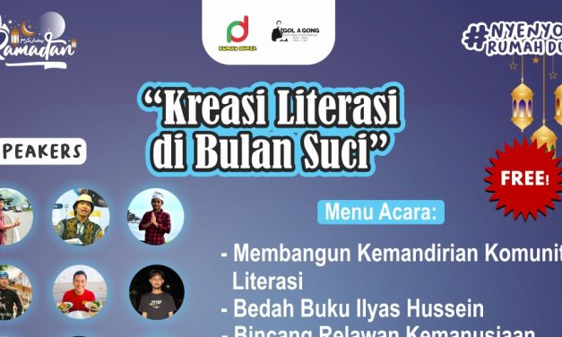 Selama Ramadan, Rumah Dunia Gelar Acara Nyenyore