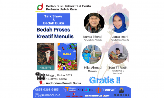 Ramaikan! Bedah Buku Puisi Piknikita Bersama Penulisnya