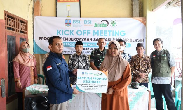 BSI Maslahat dan LAZ Harapan Dhuafa Luncurkan Program Pemberdayaan Sanitasi & Air Bersih