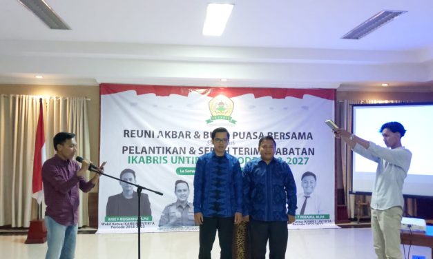 Gelar Reuni Akbar, IKABRIS Untirta Periode 2023-2027 Resmi Serah Terima Jabatan