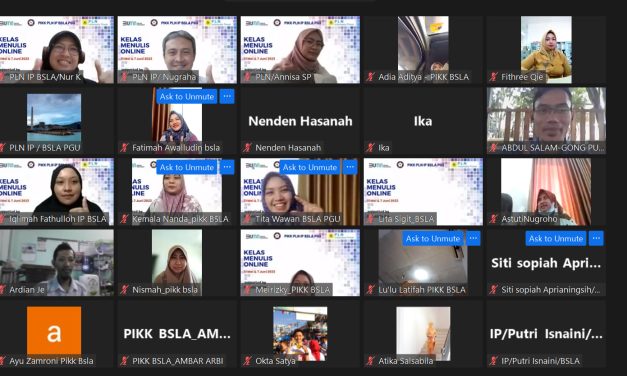 Gandeng Rumah Dunia, PIKK PLN IP BSLA PGU Gelar Pelatihan Menulis