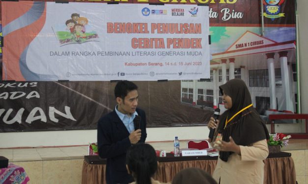Kantor Bahasa Provinsi Banten Adakan Bengkel Penulisan Cerpen bagi Siswa SMA/Sederajat di Kabupaten Serang