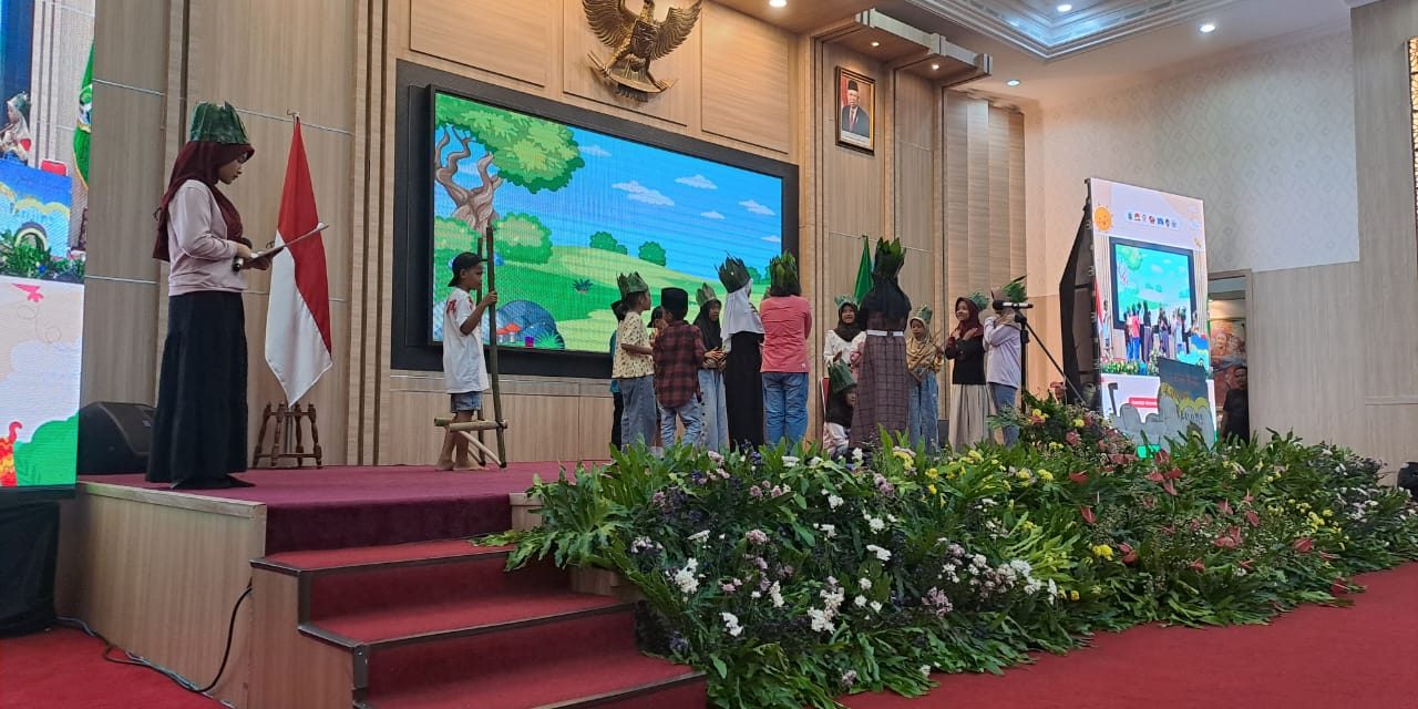 Tampilkan Pentas Seni, Perayaan Hari Anak Nasional di Pendopo Gubernur Banten Disambut Antusias