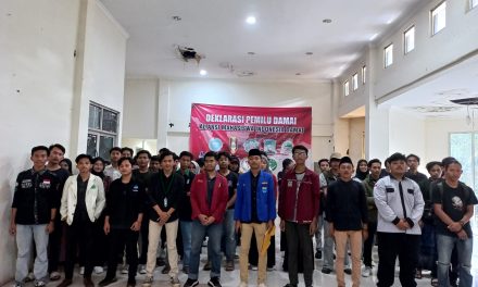 Jaga Pemilu, Aliansi Mahasiswa Indonesia UIN SMH Banten Deklarasi Pemilu Damai