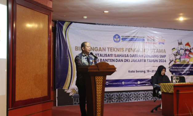 Kantor Bahasa Provinsi Banten Laksanakan Bimtek SMP Dukung Revitalisasi Bahasa Daerah