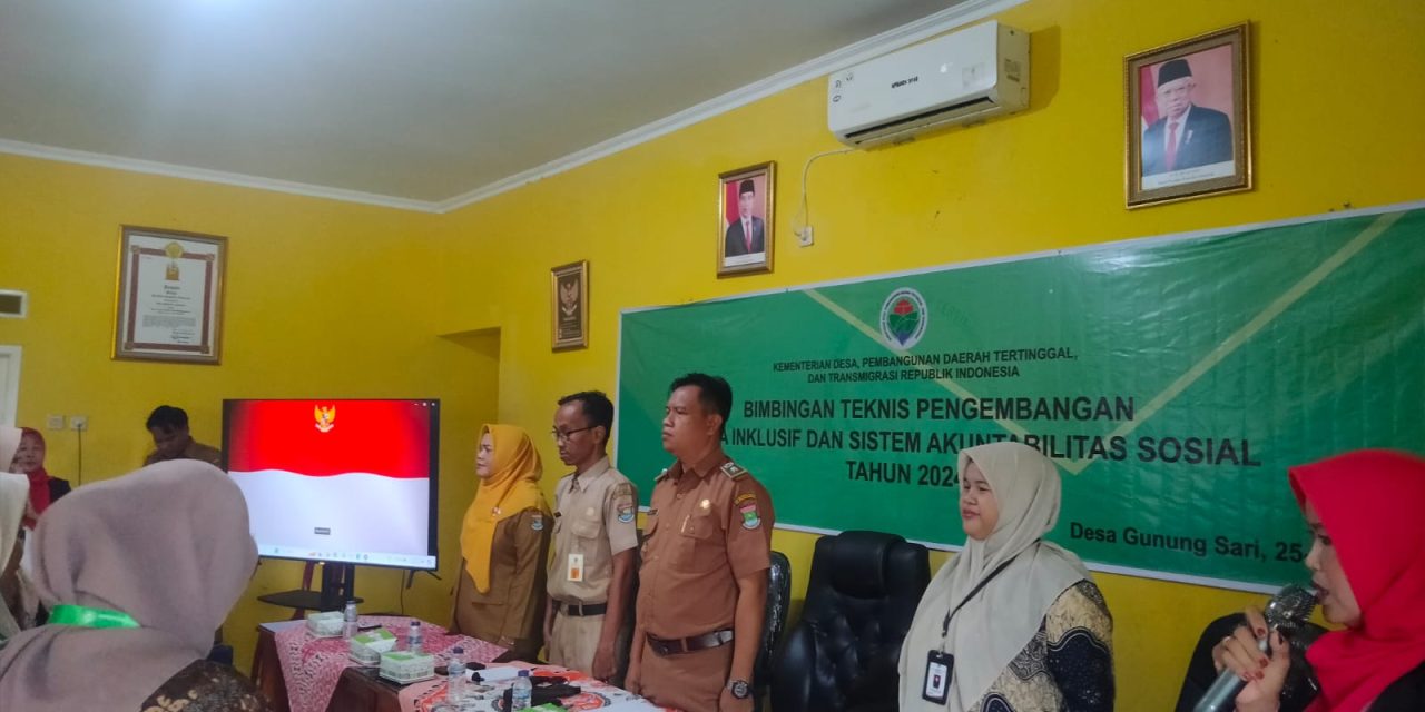 Wakili Tangerang, Gunung Sari Terpilih Jadi Desa Pengembangan Inklusi Kemendes PDTT