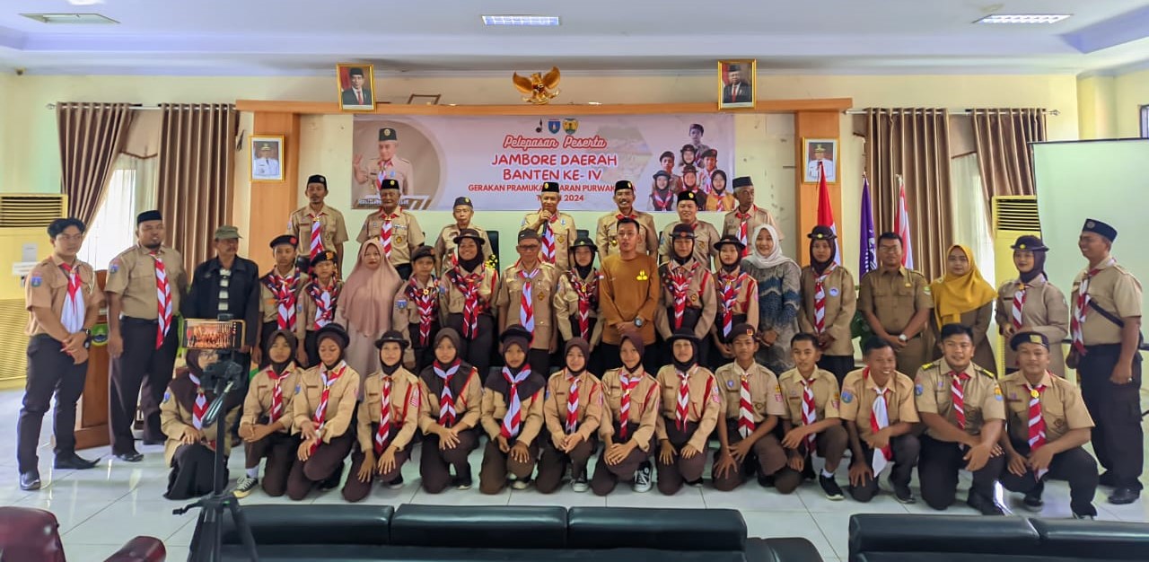 Camat Purwakarta Berangkatkan 7 Pramuka Penggalang Terbaik Ikuti Jambore Daerah Banten