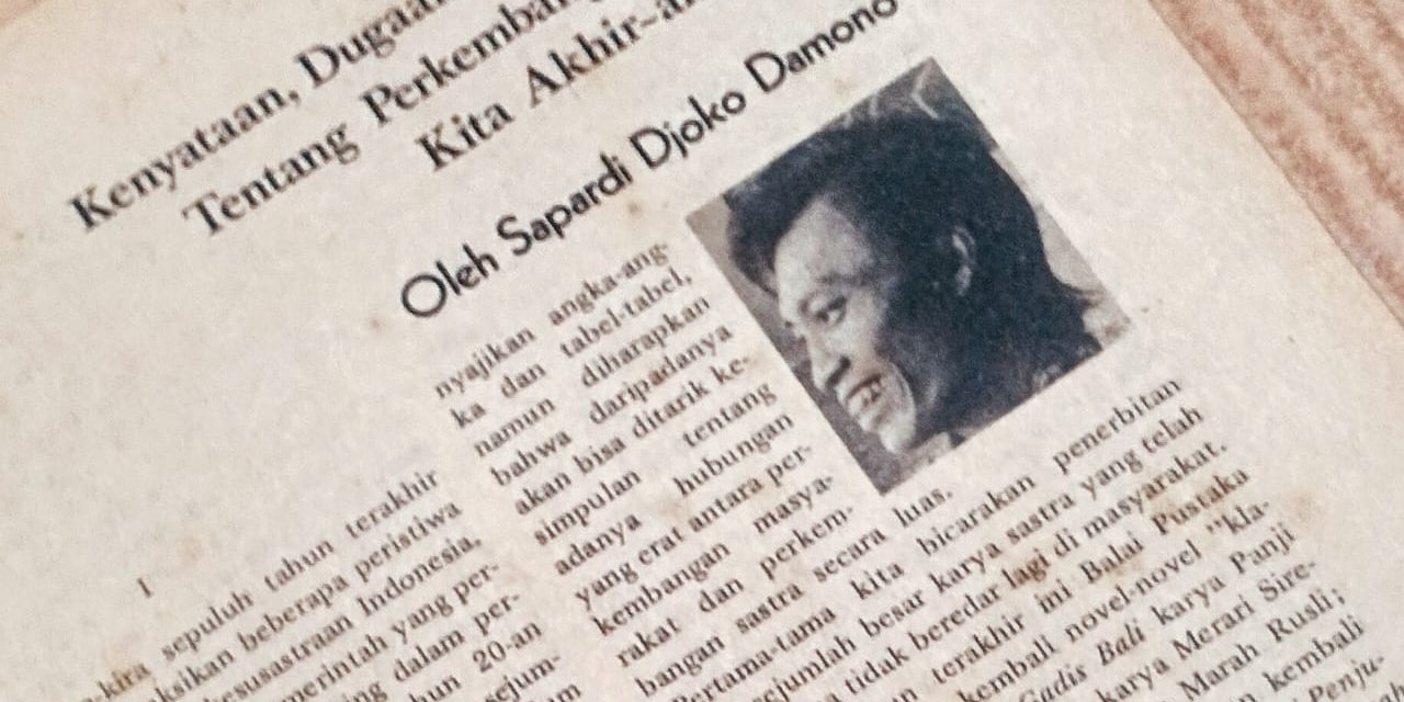 Kolom Kabut #Silamsastra: Terbaca Sastra dan Masa