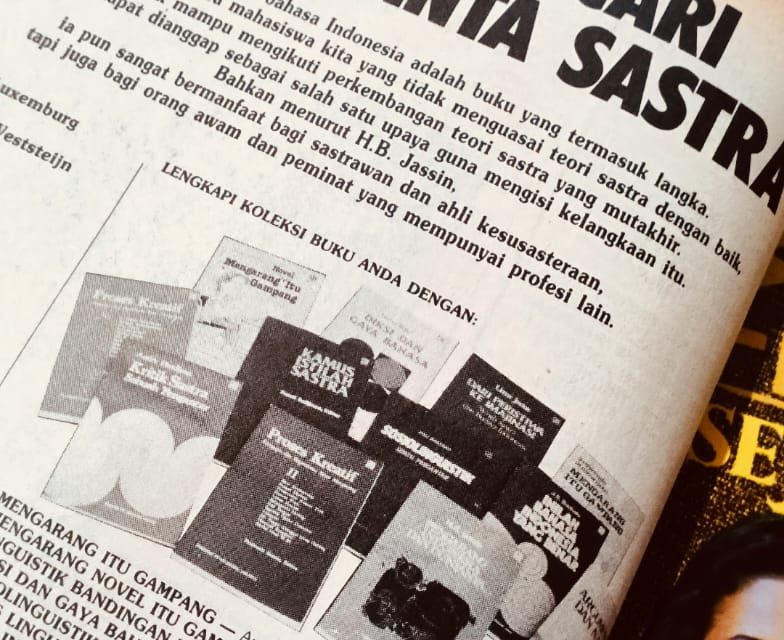 Kolom Kabut #Silamsastra: Sastra Cetak Ulang