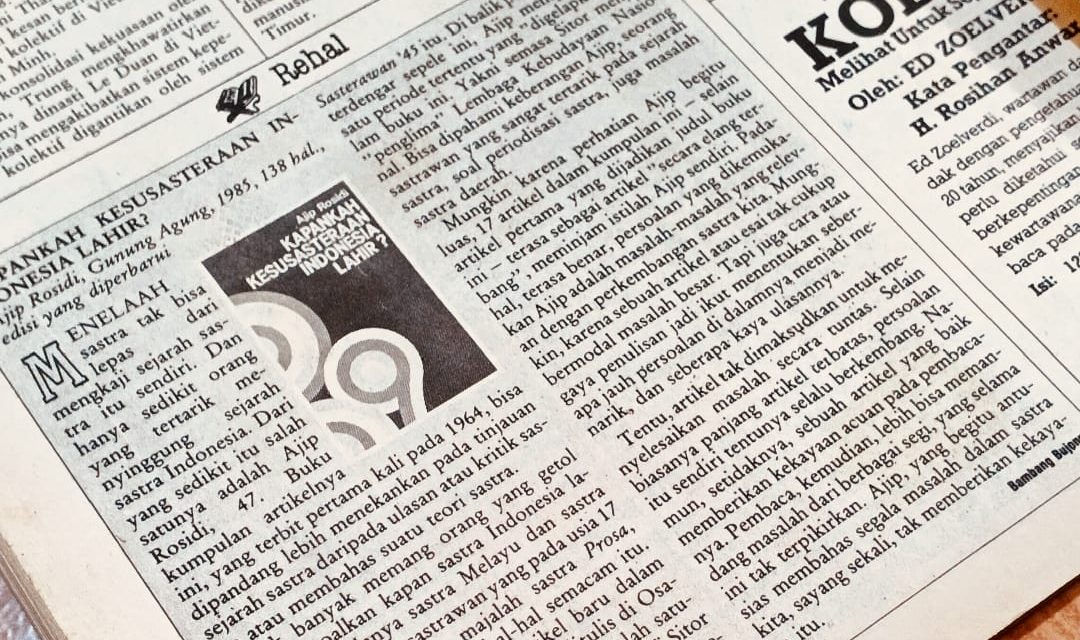 Kolom Kabut #Silamsastra: Kelahiran Menunggu Jawaban