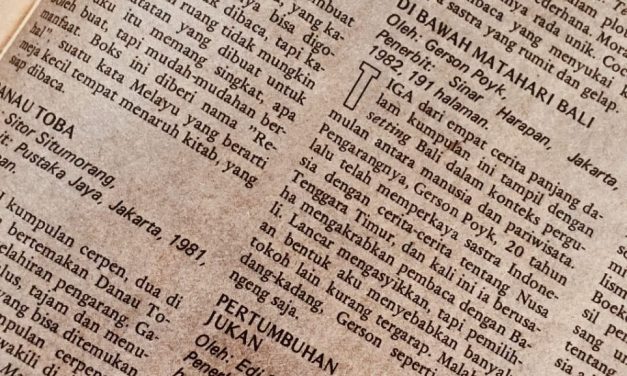 Kolom Kabut #Silamsastra: Satu Paragraf