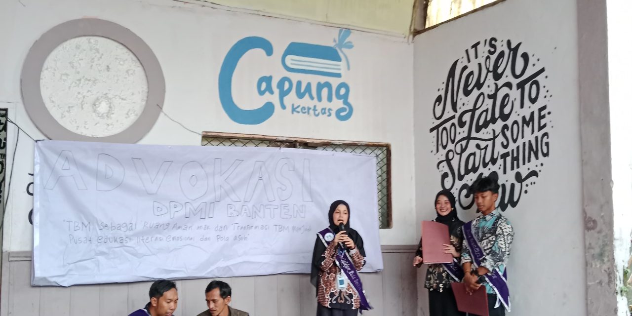 Duta Pendidikan Muda Banten Gelar Advokasi Pendidikan Anti-Bullying di TBM Capung Kertas