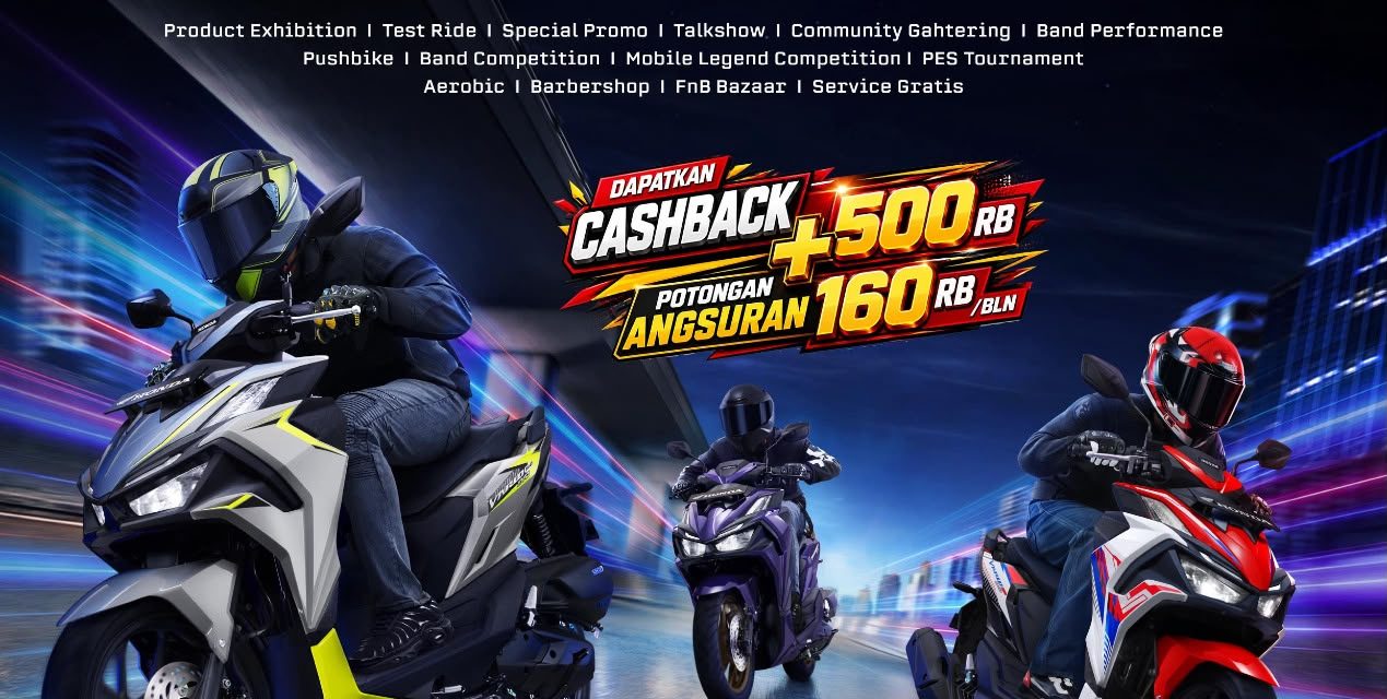 Public Exhibition New Honda Vario Evo 160 Siap Meriahkan Kota Serang